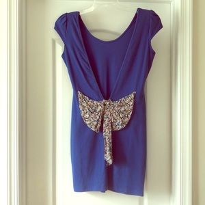 Low back bow dress